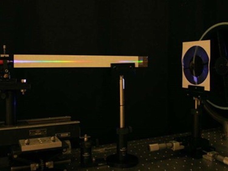 Optical setup to record holographic lens.