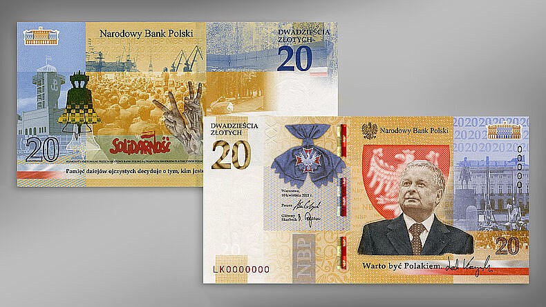 20-zloty Front and Reverse (© NBP and KURZ).