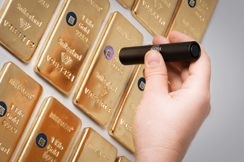 SICPA's BullionProtect® security solution for the gold market.