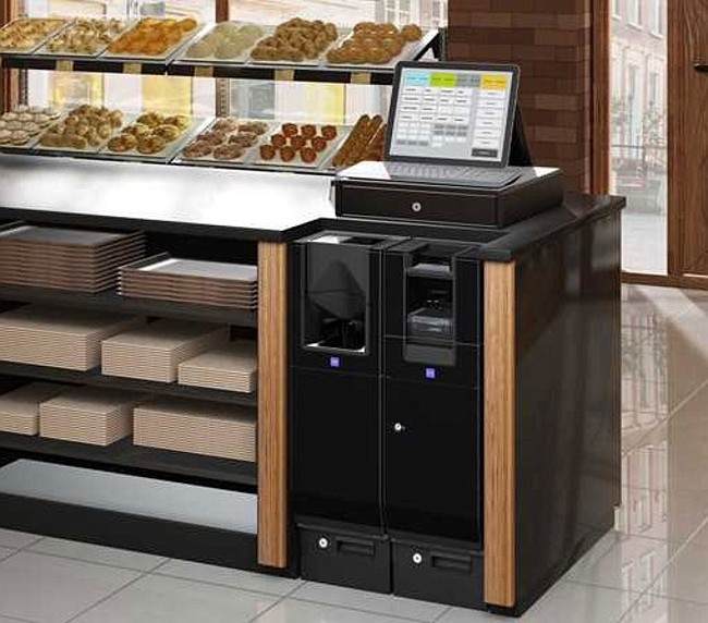 A CI-10X recycler installed in a bakery (© Glory).