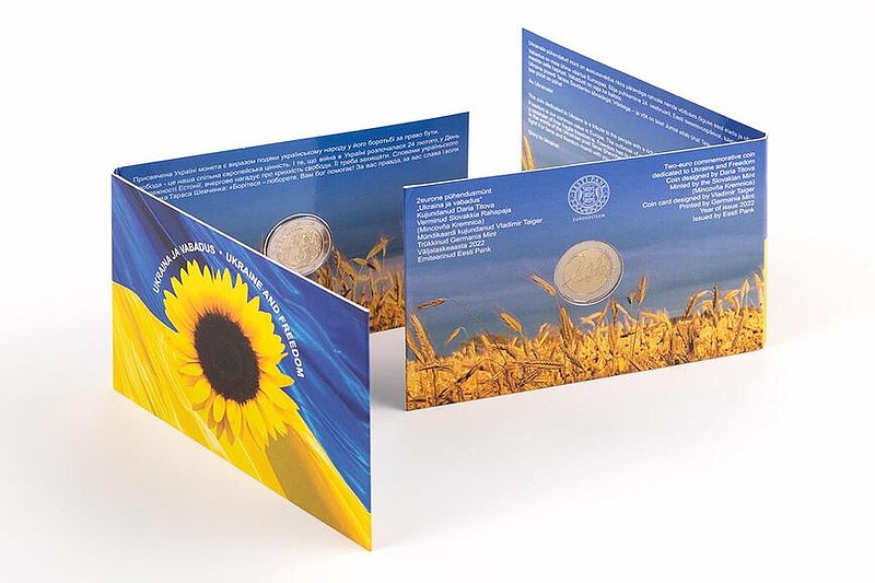 Estonia commemorative €2 coincard.