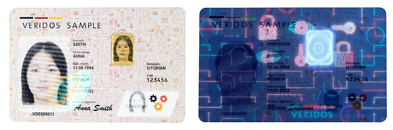 Amber ID (left) and Spectre ID (right).