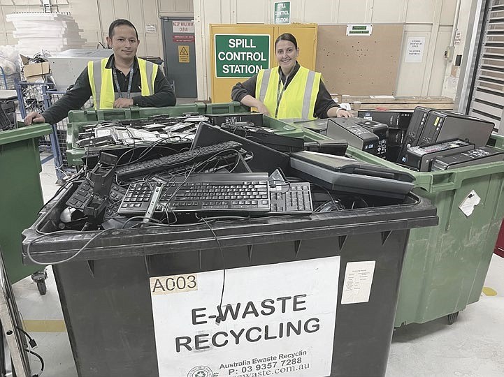 E-Waste Elimination Project by Note Printing Australia.